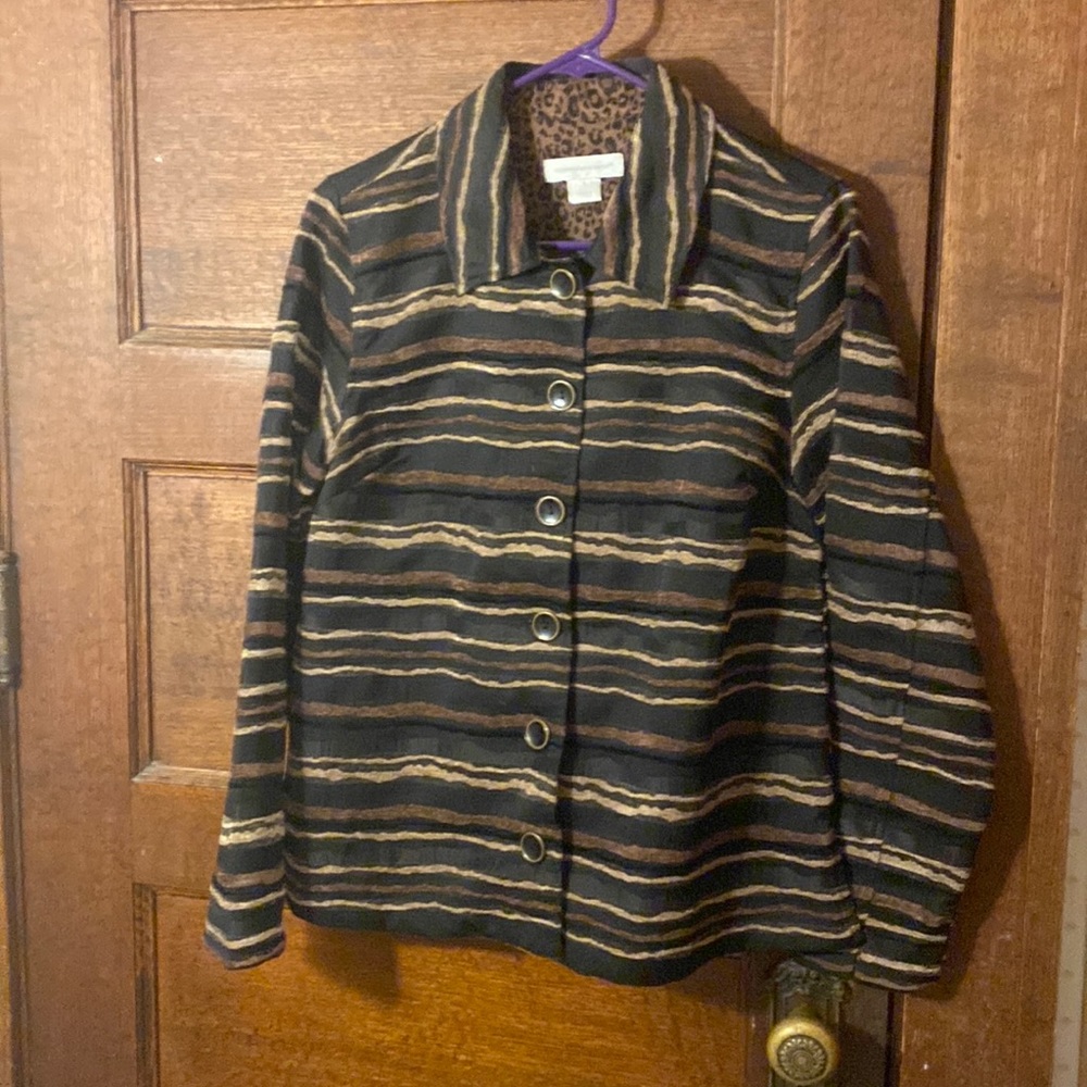 Christopher Banks Safari Blazer Jacket Women's Sz S